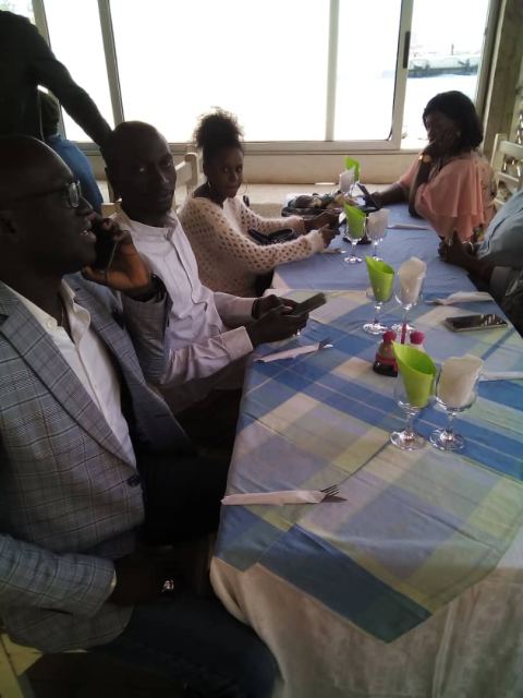 Séminaire de Gorée, déjeuner