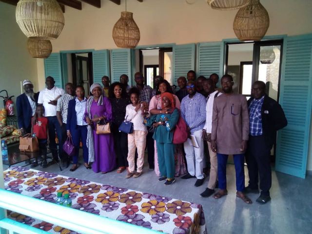Séminaire de Gorée, photo de famille