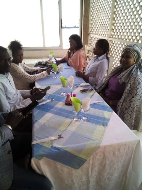 Séminaire de Gorée, déjeuner